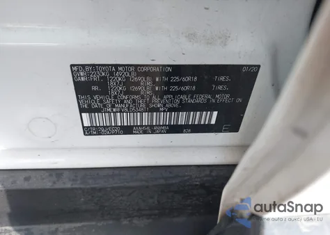 2020 Toyota Rav4 Hybrid Xse from USA, damaged, VIN JTMEWRFV8LD534811